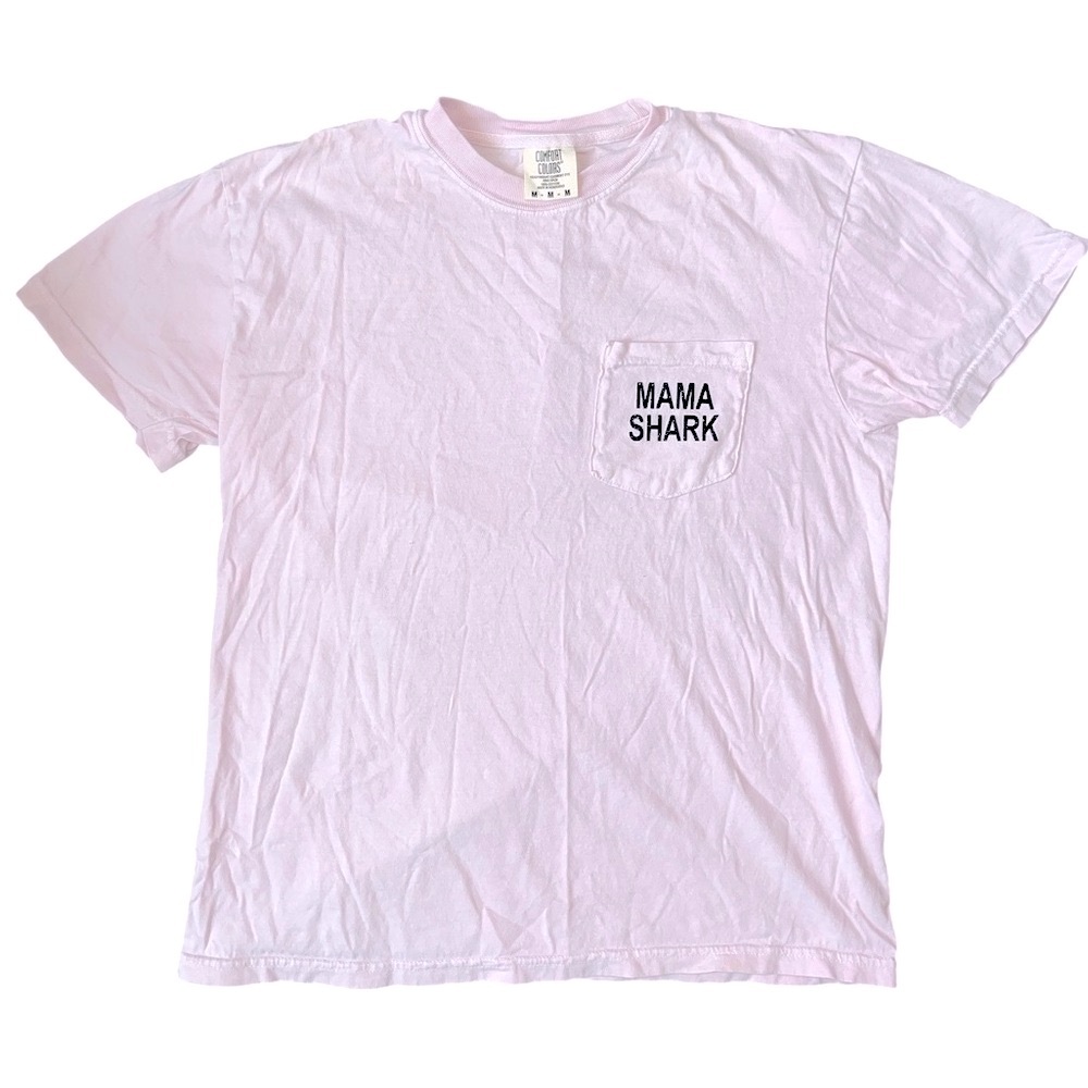 Cheer Mama Shark Pink T-Shirt